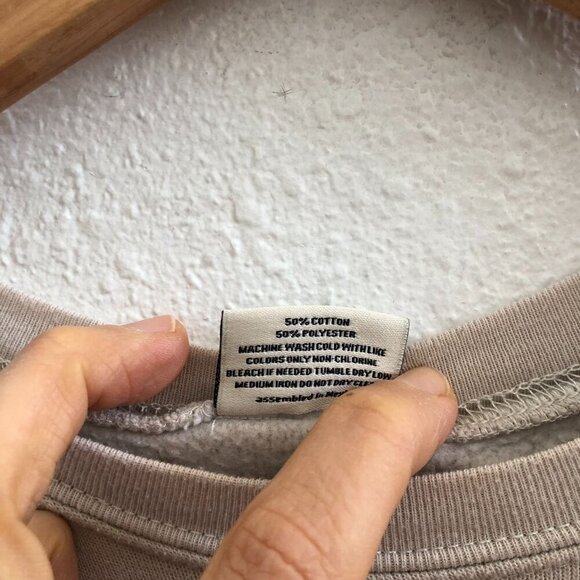 OAT COLLECTIVE Crew Neck Long Sleeve Sweatshirt Size Medium - Picture 8 of 8